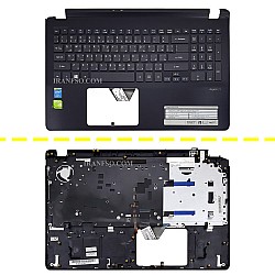 کیبرد لپ تاپ ایسر Aspire V5-573G مشکی با قاب C دست دوم