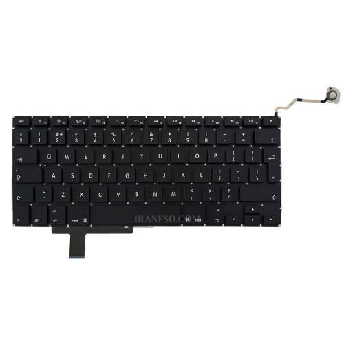 کیبرد لپ تاپ اپل MacBook Pro A1297 مشکی-اینتربزرگ به همراه کلید پاور
