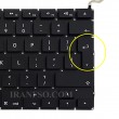 کیبرد لپ تاپ اپل MacBook Pro A1297 مشکی-اینتربزرگ به همراه کلید پاور