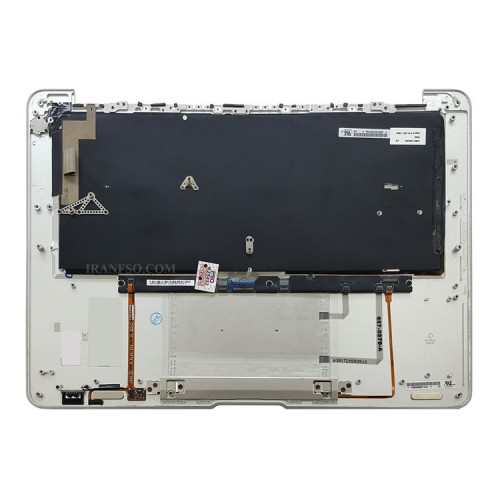 کیبرد لپ تاپ اپل MacBook Air A1237-13 Inch_607-2255-A مشکی با قاب C نقره ای