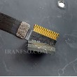 کیبرد لپ تاپ اپل MacBook A1534_2015 مشکی با قاب C طلایی به همراه تاچ پد دست دوم