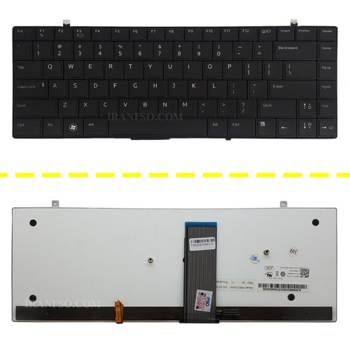 کیبرد لپ تاپ دل Studio XPS 1340-1640 با بک لایت