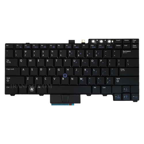 کیبرد لپ تاپ دل Latitude E6400 با موس-بدون بک لایت