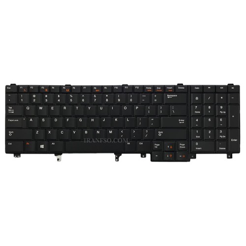 کیبرد لپ تاپ دل Latitude E6520 با بک لایت-بدون موس