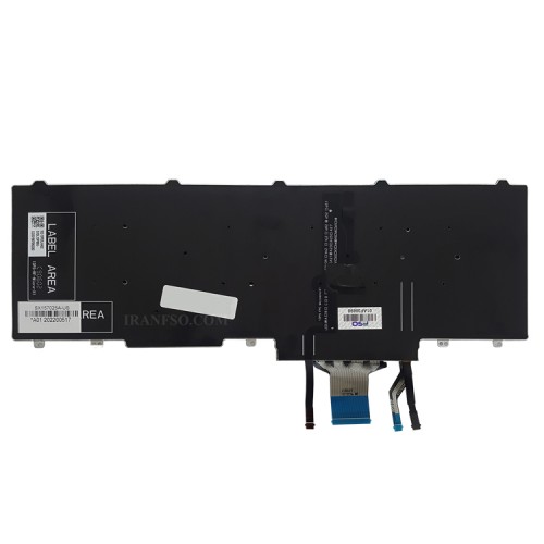 کیبرد لپ تاپ دل Latitude E5570 مشکی-اینترکوچک-با موس و بک لایت