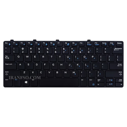 کیبرد لپ تاپ دل Latitude E3380 مشکی-با فریم