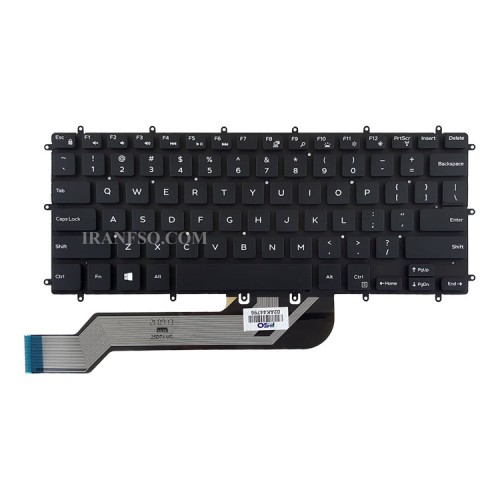 کیبرد لپ تاپ دل Inspiron 13-5000 مشکی-اینترکوچک-بدون فریم