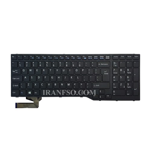 کیبرد لپ تاپ فوجیتسو Lifebook AH544 مشکی-با فریم