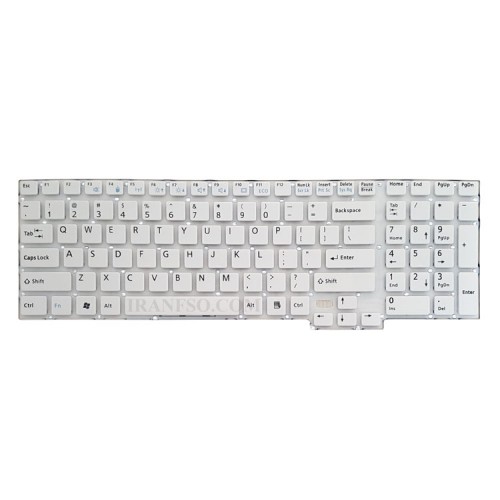 کیبرد لپ تاپ فوجیتسو Lifebook AH532 سفید-اینترکوچک بدون فریم