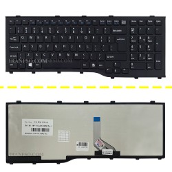 کیبرد لپ تاپ فوجیتسو Lifebook AH532 مشکی-اینتربزرگ با فریم