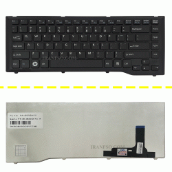 کیبرد لپ تاپ فوجیتسو Lifebook LH532 مشکی-اینترکوچک با فریم