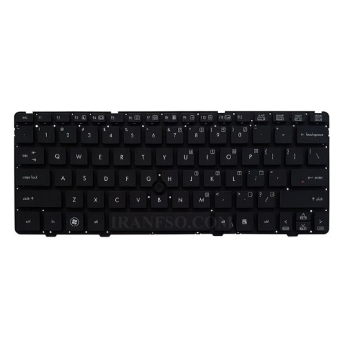 کیبرد لپ تاپ اچ پی EliteBook 2560 مشکی-اینترکوچک با موس بدون فریم