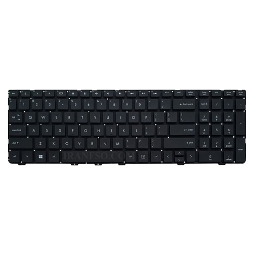 کیبرد لپ تاپ اچ پی ProBook 4530 مشکی-اینترکوچک بدون فریم