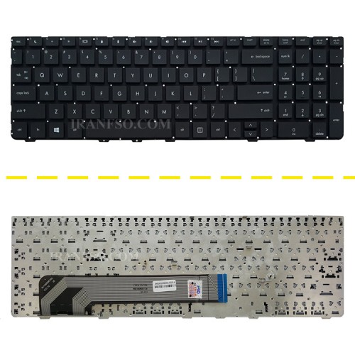 کیبرد لپ تاپ اچ پی ProBook 4530 مشکی-اینترکوچک بدون فریم