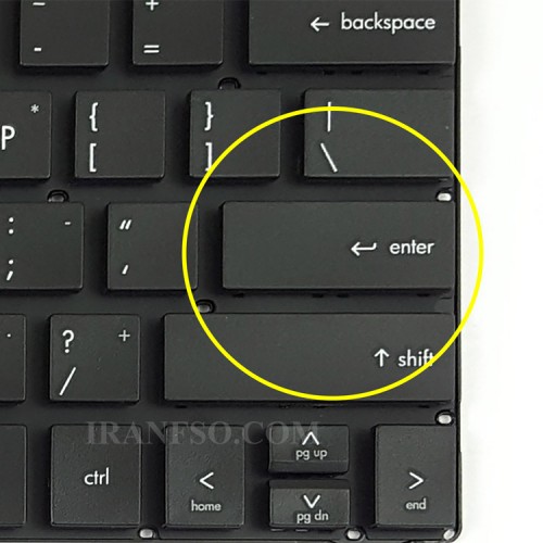 کیبرد لپ تاپ اچ پی ProBook 4220-4230 مشکی-اینترکوچک بدون فریم