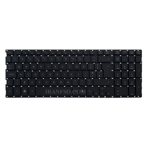 کیبرد لپ تاپ اچ پی ProBook 4510-4710 مشکی-اینتربزرگ بدون فریم
