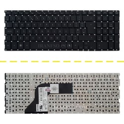 کیبرد لپ تاپ اچ پی ProBook 4510-4710 مشکی-اینتربزرگ بدون فریم