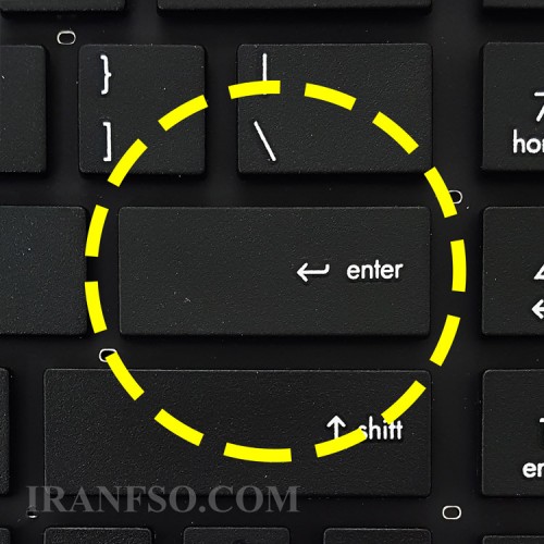 کیبرد لپ تاپ اچ پی ProBook 4530 مشکی-اینترکوچک بدون فریم-نام لاک خراب