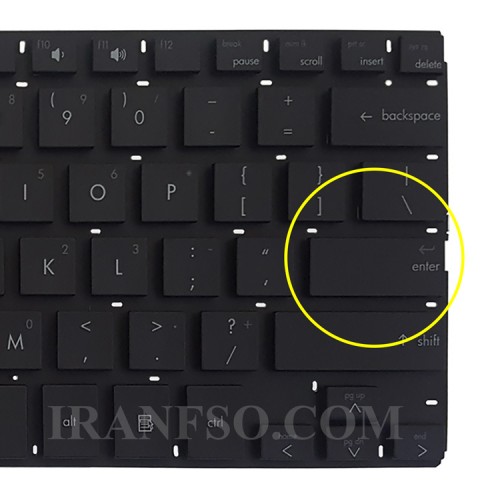 کیبرد لپ تاپ اچ پی Mini 5101 مشکی-اینترکوچک بدون فریم