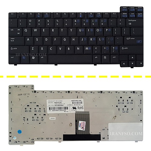 کیبرد لپ تاپ اچ پی Compaq NX7400-NX7300-NC620 مشکی-بدون موس