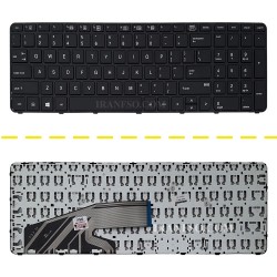 کیبرد لپ تاپ اچ پی Probook 450 G3 مشکی-اینترکوچک بافریم