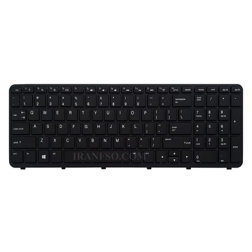 کیبرد لپ تاپ اچ پی ProBook 350-G2 مشکی-اینترکوچک با فریم