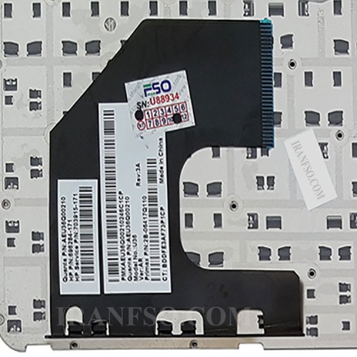 کیبرد لپ تاپ اچ پی Pavilion 15-BU مشکی-اینترکوچک بدون فریم