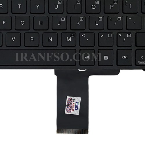کیبرد لپ تاپ اچ پی EliteBook 2560 مشکی-بدون موس با فریم