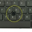 کیبرد لپ تاپ اچ پی EliteBook 8770W مشکی-با موس-با فریم