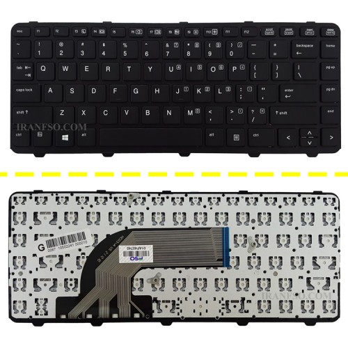 کیبرد لپ تاپ اچ پی ProBook 440 G1 مشکی با فریم