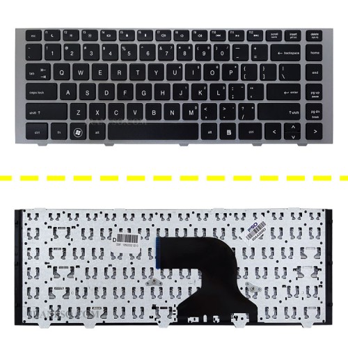 کیبرد لپ تاپ اچ پی ProBook 4440S-4445S مشکی-بافریم نوک مدادی