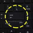کیبرد لپ تاپ اچ پی EliteBook 750 G3 مشکی-بدون بک لایت-با فریم