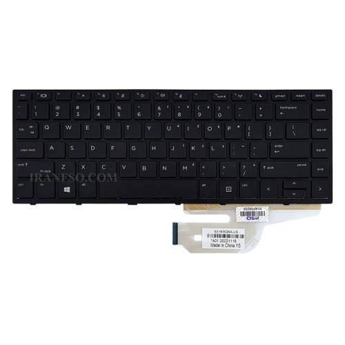 کیبرد لپ تاپ اچ پی ProBook 440 G5 مشکی-با فریم