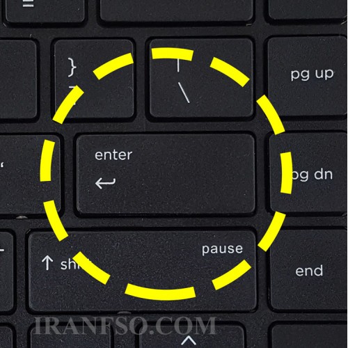 کیبرد لپ تاپ اچ پی ProBook 440 G5 مشکی-با فریم
