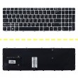 کیبرد لپ تاپ اچ پی EliteBook 850 G3_755 G3 مشکی-با فریم نقره ای