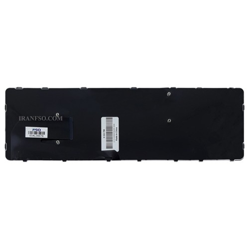کیبرد لپ تاپ اچ پی EliteBook 850 G3_755 G3 مشکی-با فریم نقره ای