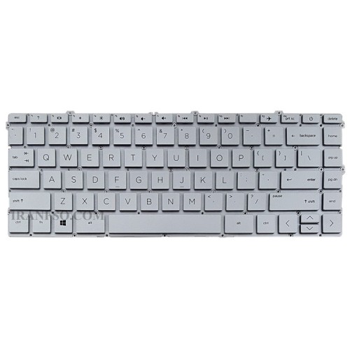 کیبرد لپ تاپ اچ پی Paviliom X360 14-DW نقره ای