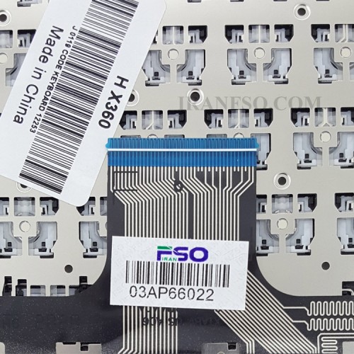 کیبرد لپ تاپ اچ پی Paviliom X360 14-DW نقره ای