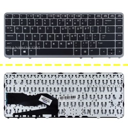 کیبرد لپ تاپ اچ پی EliteBook 840 G1 مشکی-بدون موس-بافریم نوک مدادی