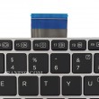 کیبرد لپ تاپ اچ پی EliteBook Folio 1030 G1 مشکی-اینتر کوچک-با بک لایت-با فریم نقره ای