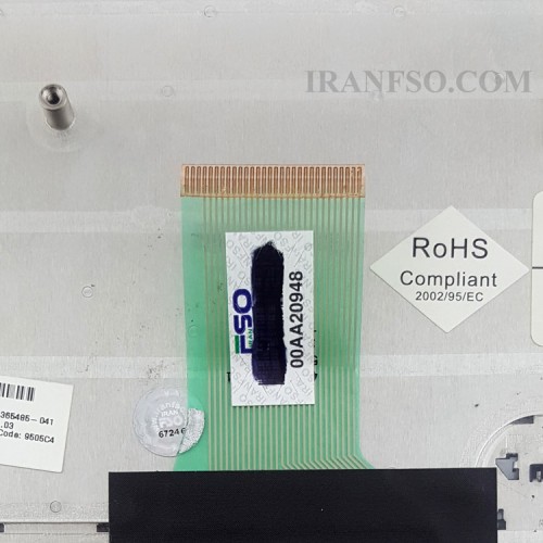 کیبرد لپ تاپ اچ پی Compaq 6110-NC8200 مشکی دست دوم
