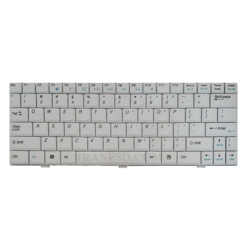کیبرد لپ تاپ Hasse Q200 Averatec 1000-1020-1050 سفید