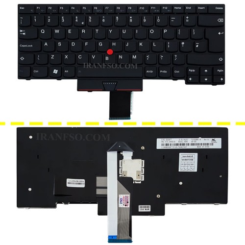 کیبرد لپ تاپ لنوو ThinkPad Edege E430 مشکی-با موس-با فریم