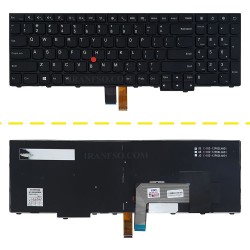 کیبرد لپ تاپ لنوو Thinkpad E531 مشکی-با بک لایت-با موس