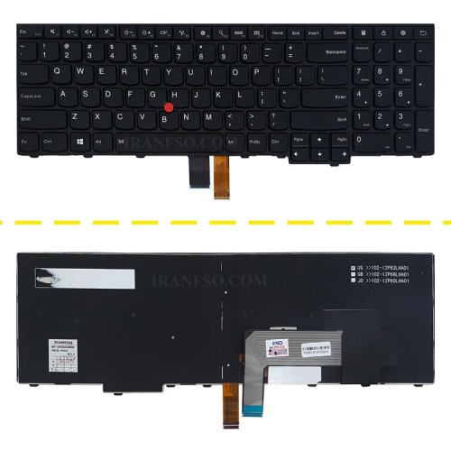 کیبرد لپ تاپ لنوو Thinkpad E531 مشکی-با بک لایت-با موس
