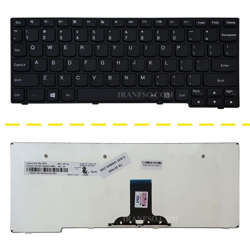 کیبرد لپ تاپ لنوو IdeaPad S10-3 مشکی-با فریم