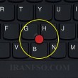 کیبرد لپ تاپ لنوو ThinkPad E50 مشکی-با موس-با فریم