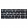 کیبرد لپ تاپ لنوو IdeaPad G50-70 مشکی-با بک لایت-با فریم نقره ای