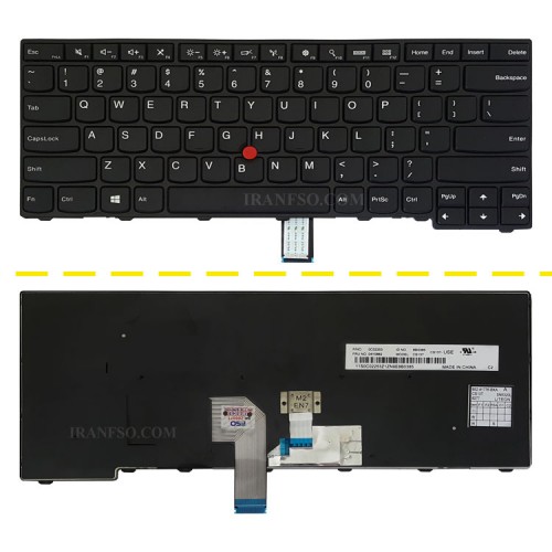 کیبرد لپ تاپ لنوو ThinkPad E431 مشکی-با موس-با فریم