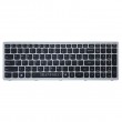 کیبرد لپ تاپ لنوو IdeaPad Z510 مشکی-با بک لایت-با فریم نقره ای